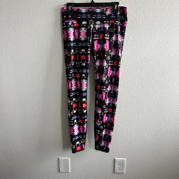 Athleta Women's Black and Pink Freedom Sonar Leggings Size M - Picture 3 of 12